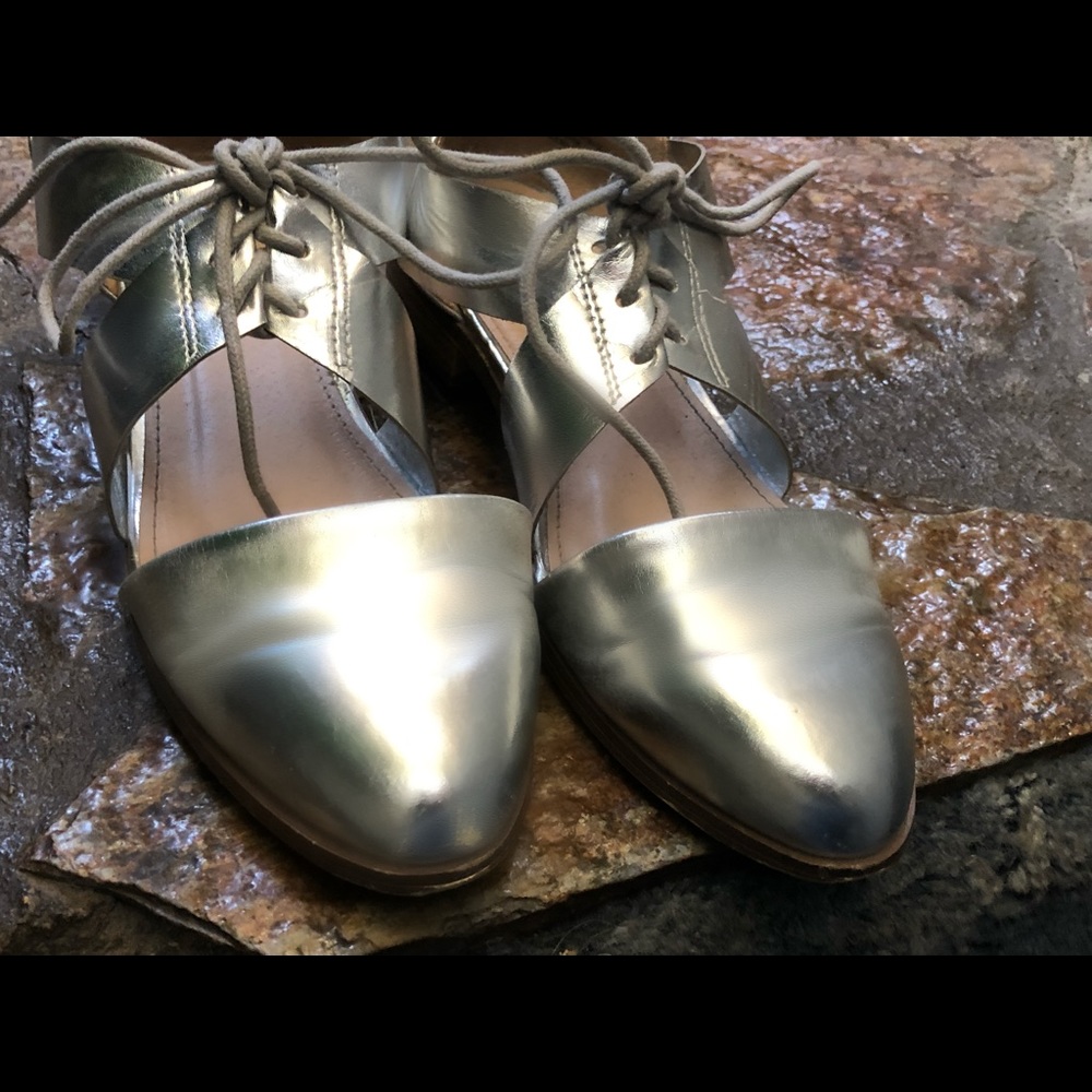 Silver oxfords